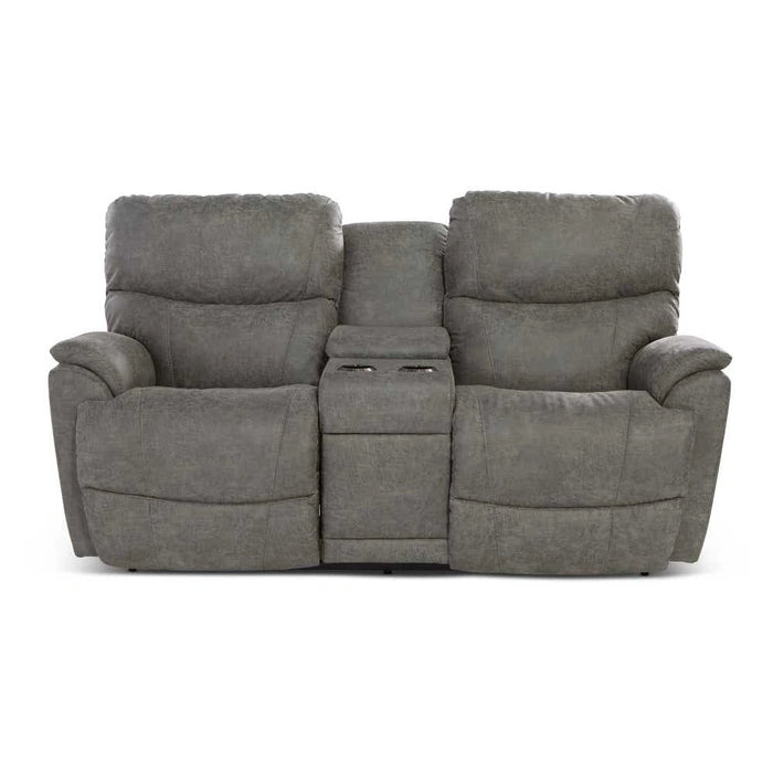 Trouper Power Reclining Loveseat w/ Headrest & Console