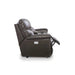 James Power Reclining Loveseat w/ Headrest & Console