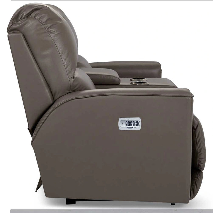 Cade Power Reclining Loveseat w/ Headrest, Lumbar & Console