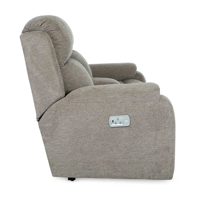 Dorian Power Reclining Loveseat w/ Headrest, Lumbar & Console