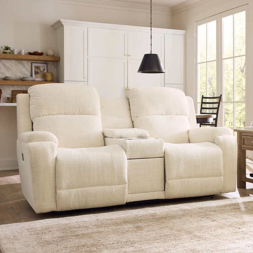Dorian Power Reclining Loveseat w/ Headrest, Lumbar & Console