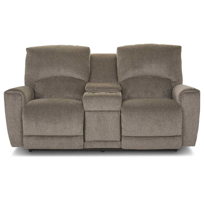Cassian Power Reclining Loveseat w/ Headrest, Lumbar & Console
