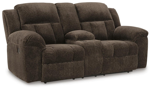 Frohn Reclining Loveseat with Console - Sigrist Furniture (Sturgis,MI)