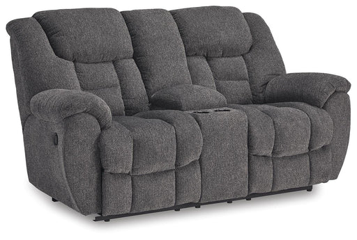 Foreside Reclining Loveseat with Console - Sigrist Furniture (Sturgis,MI)