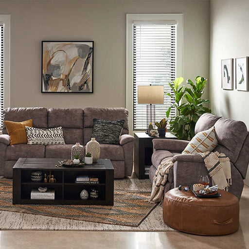 Brooks Power Reclining Loveseat w/ Headrest & Lumbar