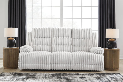 Rhines Falls Power Reclining Sofa with Drop Down Table - Sigrist Furniture (Sturgis,MI)