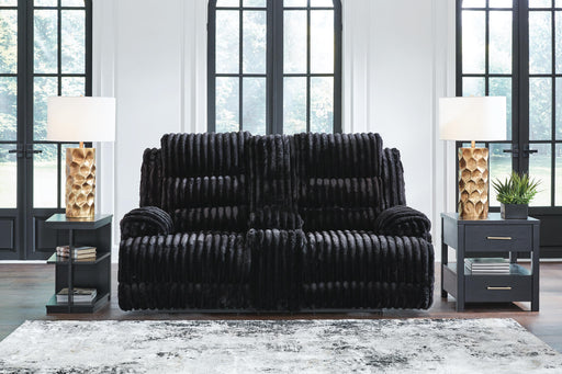 Rhine Falls Reclining Loveseat with Console - Sigrist Furniture (Sturgis,MI)