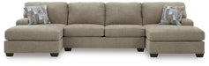 Newellen Sectional with Double Chaise - Sigrist Furniture (Sturgis,MI)