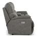 Trouper Power Reclining Loveseat w/ Headrest, Lumbar & Console