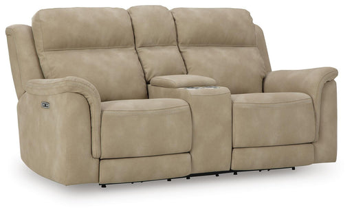Next-Gen DuraPella Power Reclining Loveseat with Console - Sigrist Furniture (Sturgis,MI)