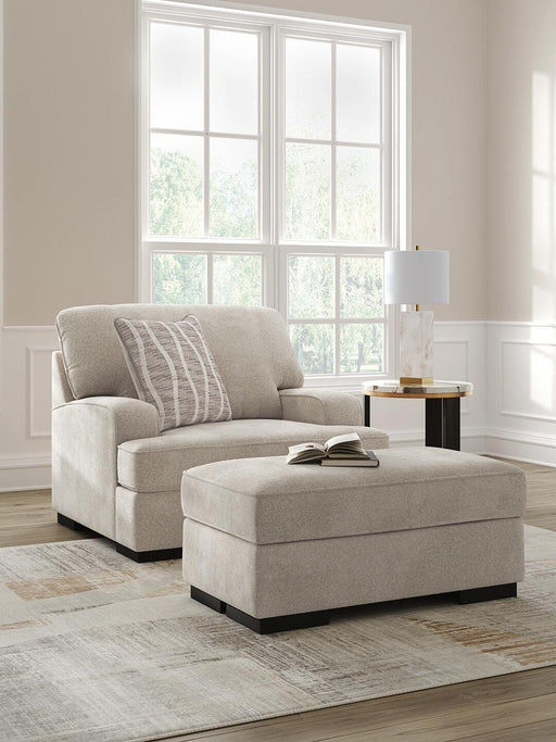 High Profile Chair & Ottoman Living Room Set - Sigrist Furniture (Sturgis,MI)