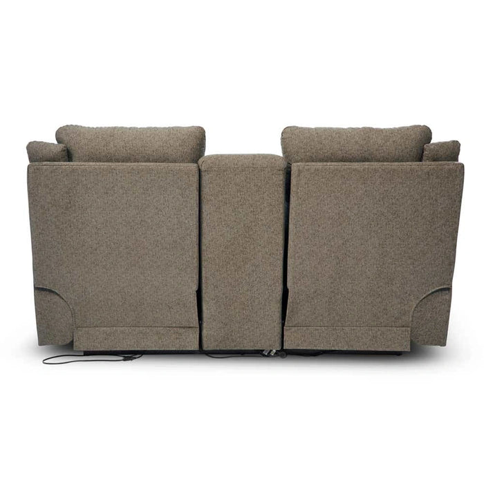 Joel Power Reclining Loveseat w/ Headrest, Lumbar & Console
