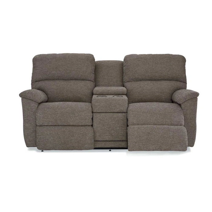 Brooks Power Reclining Loveseat w/ Headrest & Console