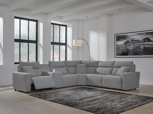 Modmax Reclining Sectional with Console - Sigrist Furniture (Sturgis,MI)