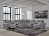 Modmax II Power Reclining Sectional with Audio Consoles - Sigrist Furniture (Sturgis,MI)