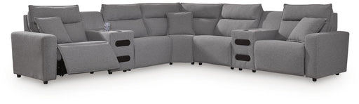 Modmax II Power Reclining Sectional with Audio Consoles - Sigrist Furniture (Sturgis,MI)