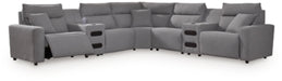 Modmax II Power Reclining Sectional with Audio Consoles - Sigrist Furniture (Sturgis,MI)