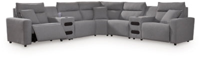Modmax II Power Reclining Sectional with Audio Consoles - Sigrist Furniture (Sturgis,MI)