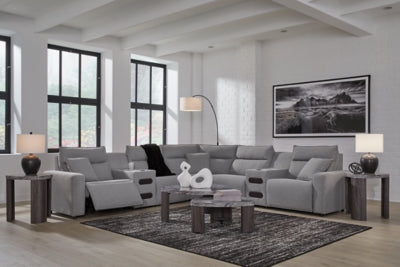 Modmax II Power Reclining Sectional with Audio Consoles - Sigrist Furniture (Sturgis,MI)