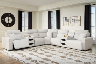 Modmax II Power Reclining Sectional with Audio Consoles - Sigrist Furniture (Sturgis,MI)