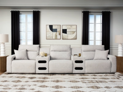 Modmax II Power Reclining Sectional with Audio Consoles - Sigrist Furniture (Sturgis,MI)