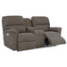 Brooks Power Reclining Loveseat w/ Console Headrest & Lumbar