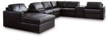 Modmax II Sectional with Chaise and Audio Consoles - Sigrist Furniture (Sturgis,MI)