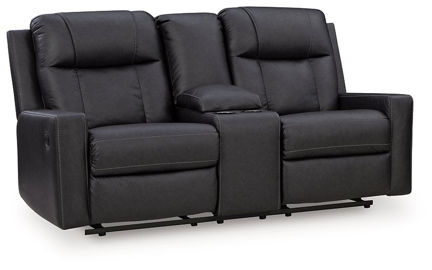 Mackmenville Reclining Loveseat with Console - Sigrist Furniture (Sturgis,MI)