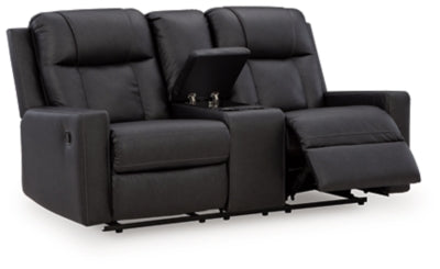 Mackmenville Reclining Loveseat with Console - Sigrist Furniture (Sturgis,MI)