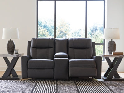 Mackmenville Reclining Loveseat with Console - Sigrist Furniture (Sturgis,MI)