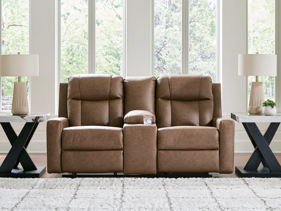 Mackmenville Reclining Loveseat with Console - Sigrist Furniture (Sturgis,MI)
