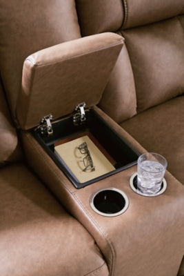 Mackmenville Reclining Loveseat with Console - Sigrist Furniture (Sturgis,MI)