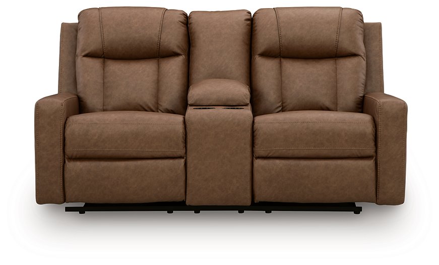 Mackmenville Reclining Loveseat with Console - Sigrist Furniture (Sturgis,MI)