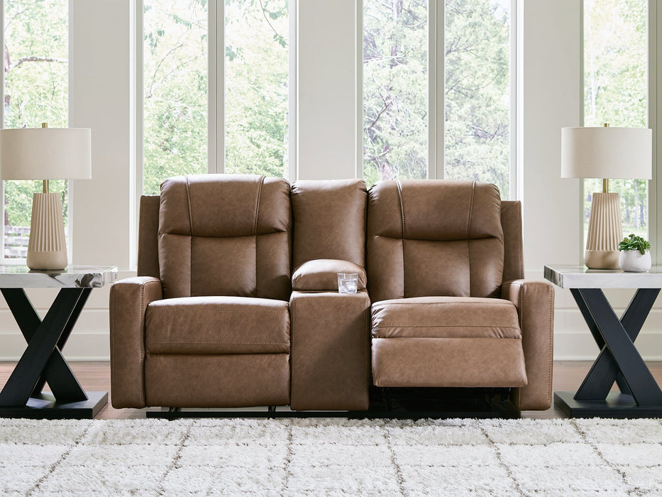 Mackmenville Reclining Loveseat with Console - Sigrist Furniture (Sturgis,MI)