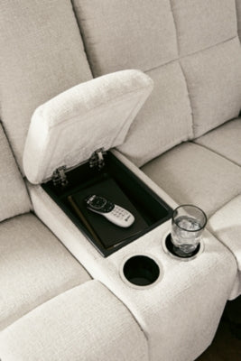 Orlen Reclining Loveseat with Console - Sigrist Furniture (Sturgis,MI)