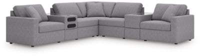 Modmax Balanced Sectional with Audio and Storage Consoles - Sigrist Furniture (Sturgis,MI)