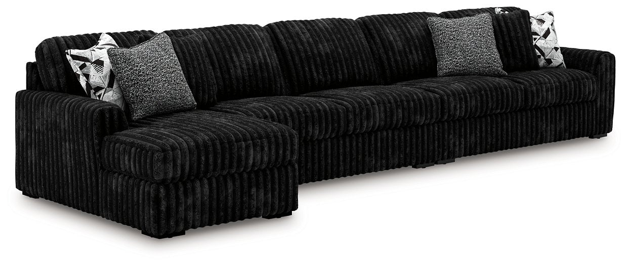 Midnight-Madness Sectional with Chaise - Sigrist Furniture (Sturgis,MI)