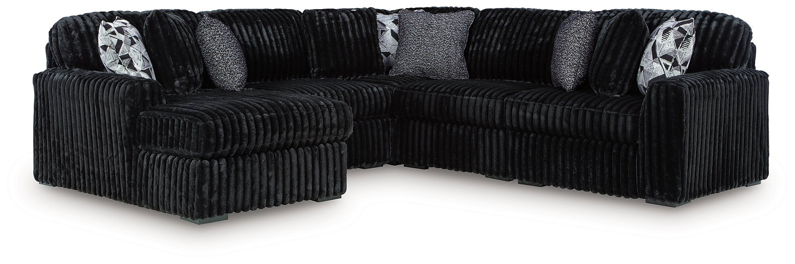Midnight-Madness Sectional with Chaise - Sigrist Furniture (Sturgis,MI)