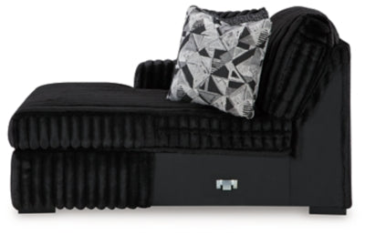 Midnight-Madness Sectional with Chaise - Sigrist Furniture (Sturgis,MI)