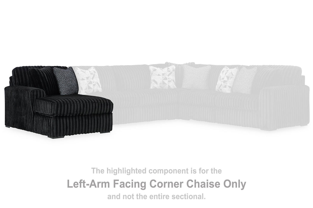 Midnight-Madness Sectional with Chaise - Sigrist Furniture (Sturgis,MI)