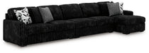 Midnight-Madness Sectional with Chaise - Sigrist Furniture (Sturgis,MI)