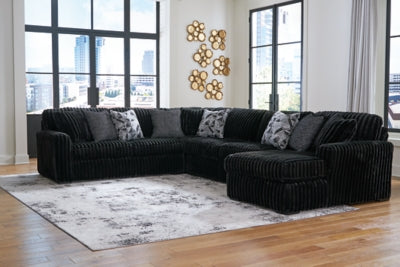 Midnight-Madness Sectional with Chaise - Sigrist Furniture (Sturgis,MI)
