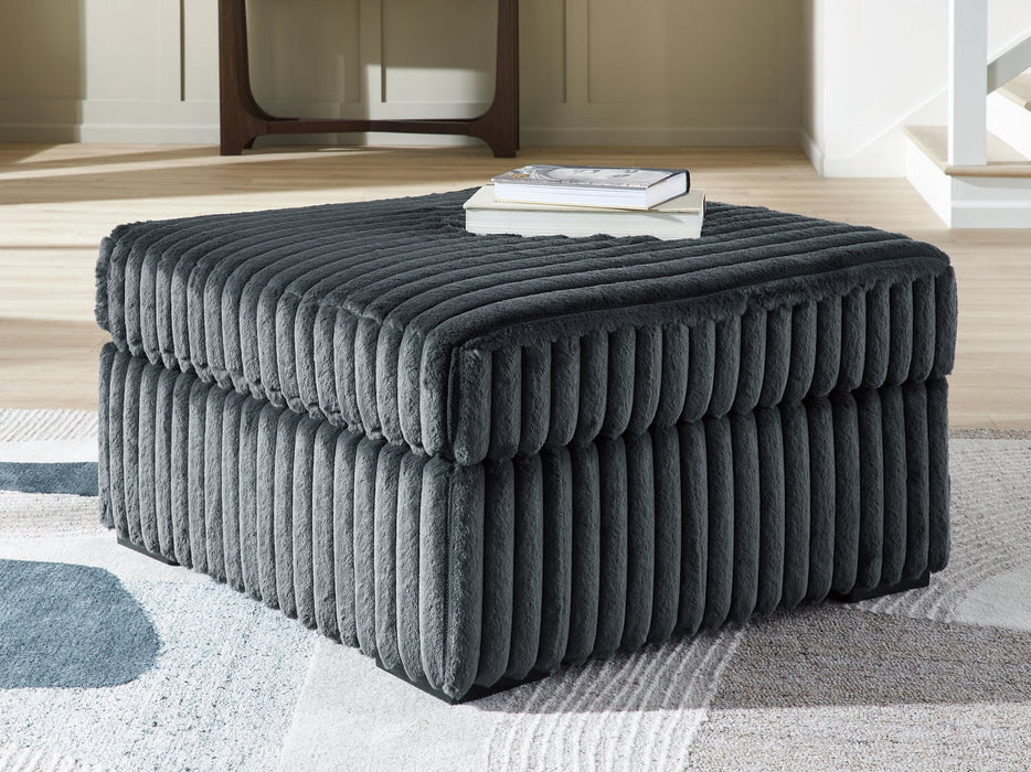 Midnight-Madness Oversized Accent Ottoman - Sigrist Furniture (Sturgis,MI)