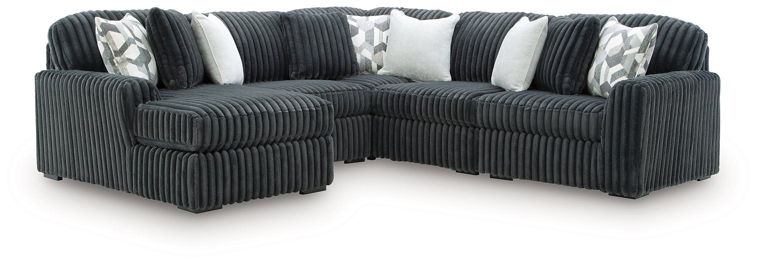 Midnight-Madness Sectional with Chaise - Sigrist Furniture (Sturgis,MI)