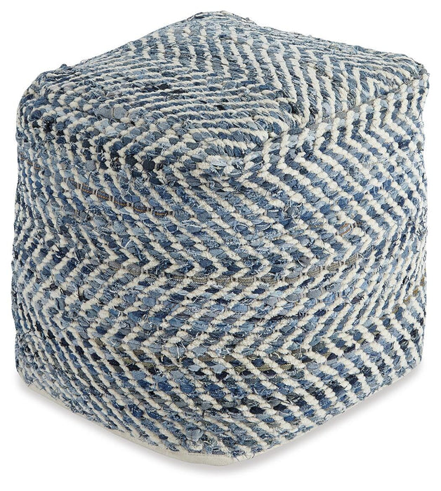 Chevron Pouf - Sigrist Furniture (Sturgis,MI)
