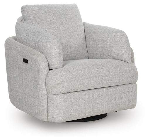 Alainmont Next-Gen Nuvella Swivel Power Recliner - Sigrist Furniture (Sturgis,MI)