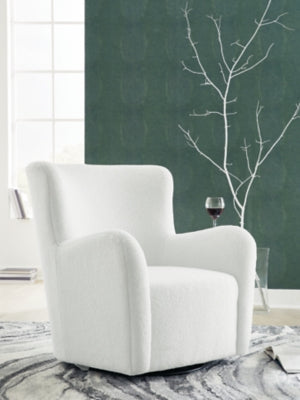 Rowenburg Swivel Glider Accent Chair - Sigrist Furniture (Sturgis,MI)