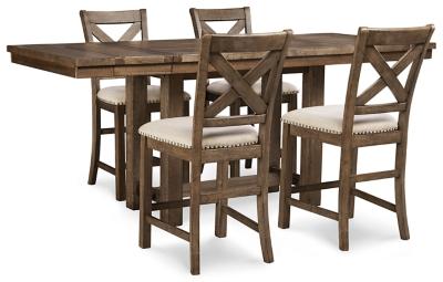 Moriville Counter Height Dining Set - Sigrist Furniture (Sturgis,MI)