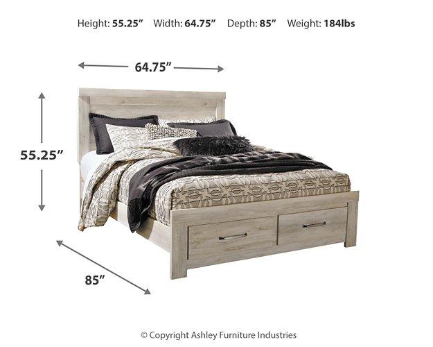 Bellaby Bed with 2 Storage Drawers - Sigrist Furniture (Sturgis,MI)