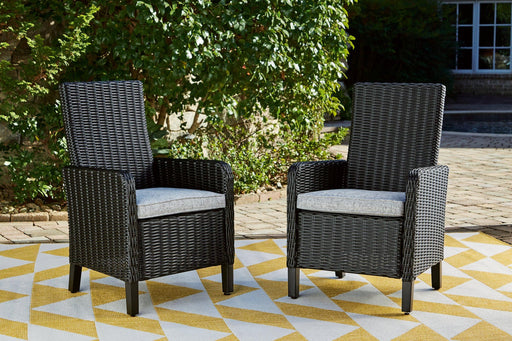 Beachcroft Outdoor Arm Chair with Cushion (Set of 2) - Sigrist Furniture (Sturgis,MI)